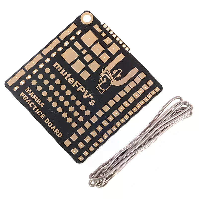 High Quality DIATONE MAMBA Soldering Practice Board 49X49X1.6mm for FPV Beginner New Pilots Improving Soldering Level DIY Parts Oasis Select