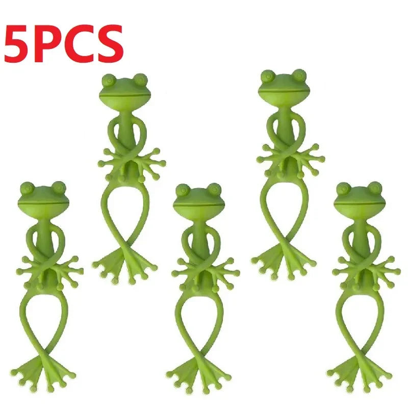 1/3/5/10PCS Frog Plant Stand Tomato Plant Support for Plants Gardening Plant Holder Plant Climbing Fixture Clips Garden Supplies Oasis Select 5PCS