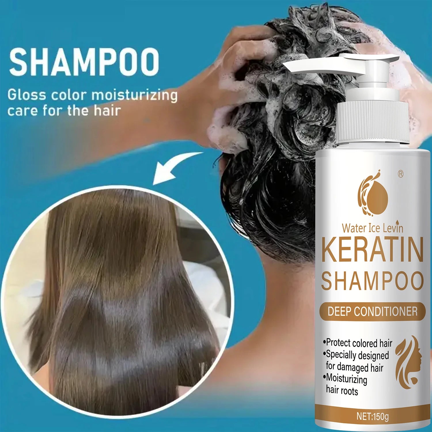 Keratin Shampoo with Biotin & Collagen – Damaged Hair Repair Repairing Shampoo Oasis Select