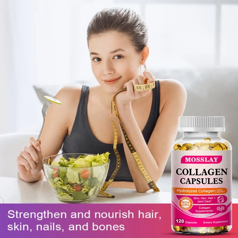 Collagen Capsules with Hyaluronic Acid & Vitamin C | Xemenry