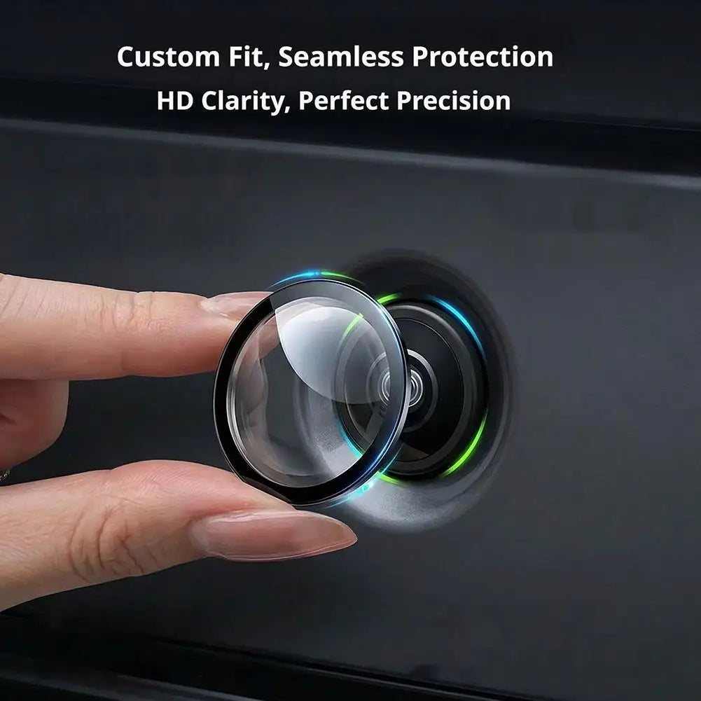 Car Rear Backup Camera Lens Guard 2PCS 360° Panoramic Camera Protective Cover Anti-Scratch Waterproof Dustproof Auto Accessory Oasis Select