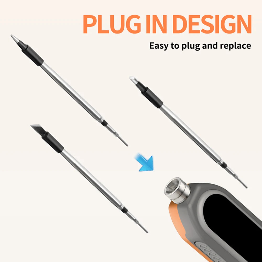 8-15W Type-C Digital Electric Soldering Iron Kit Intelligent Adjustable Temperature Fast Heating Mini Solder Irons Repair Tool Oasis Select