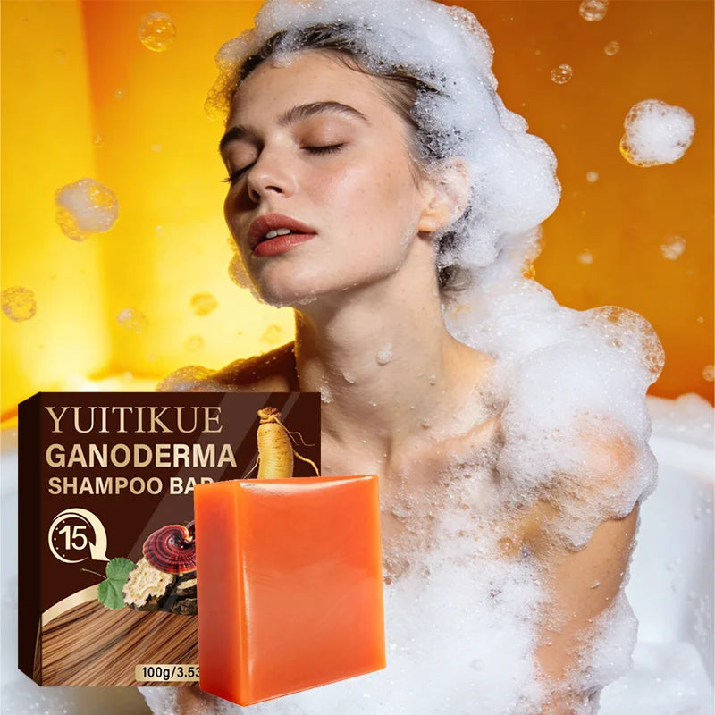 YUITIKUE Ganoderma Shampoo Bar – Scalp Nourish & Deep Clean