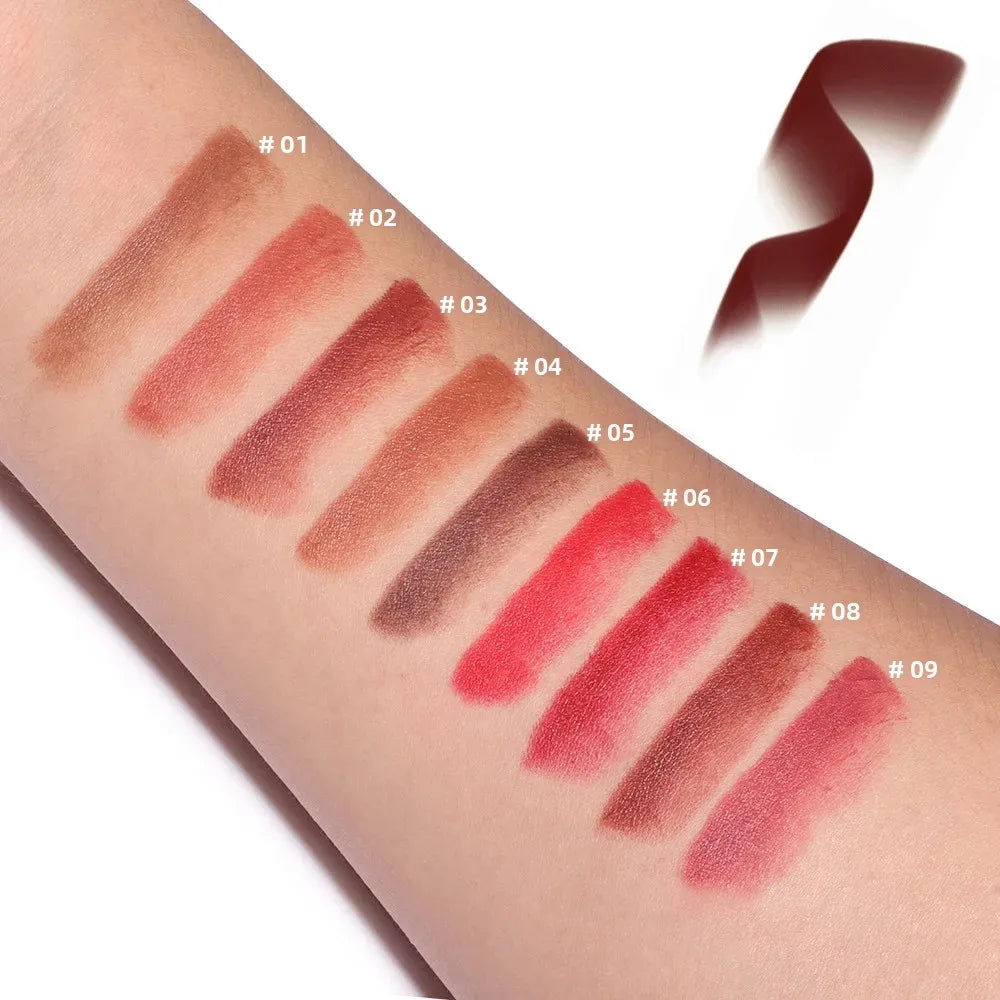 DUNUF Matte Velvet Lip Liner – 9 Colors, Waterproof & Long-Lasting