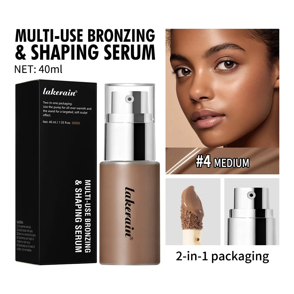 ibcccndc Liquid Foundation – Concealer, Bronzer & Brightening Liquid Foundation Oasis Select 4Medium