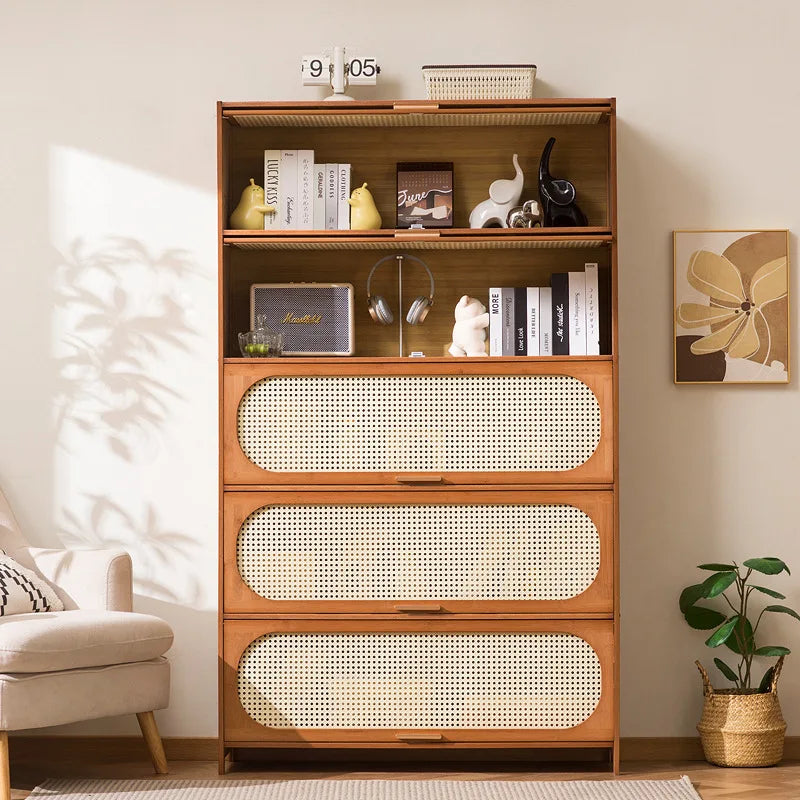 Floor-to-ceiling bookcase home living room children's wall multi-layer storage cabinet storage cabinet simple bedroom Oasis Select