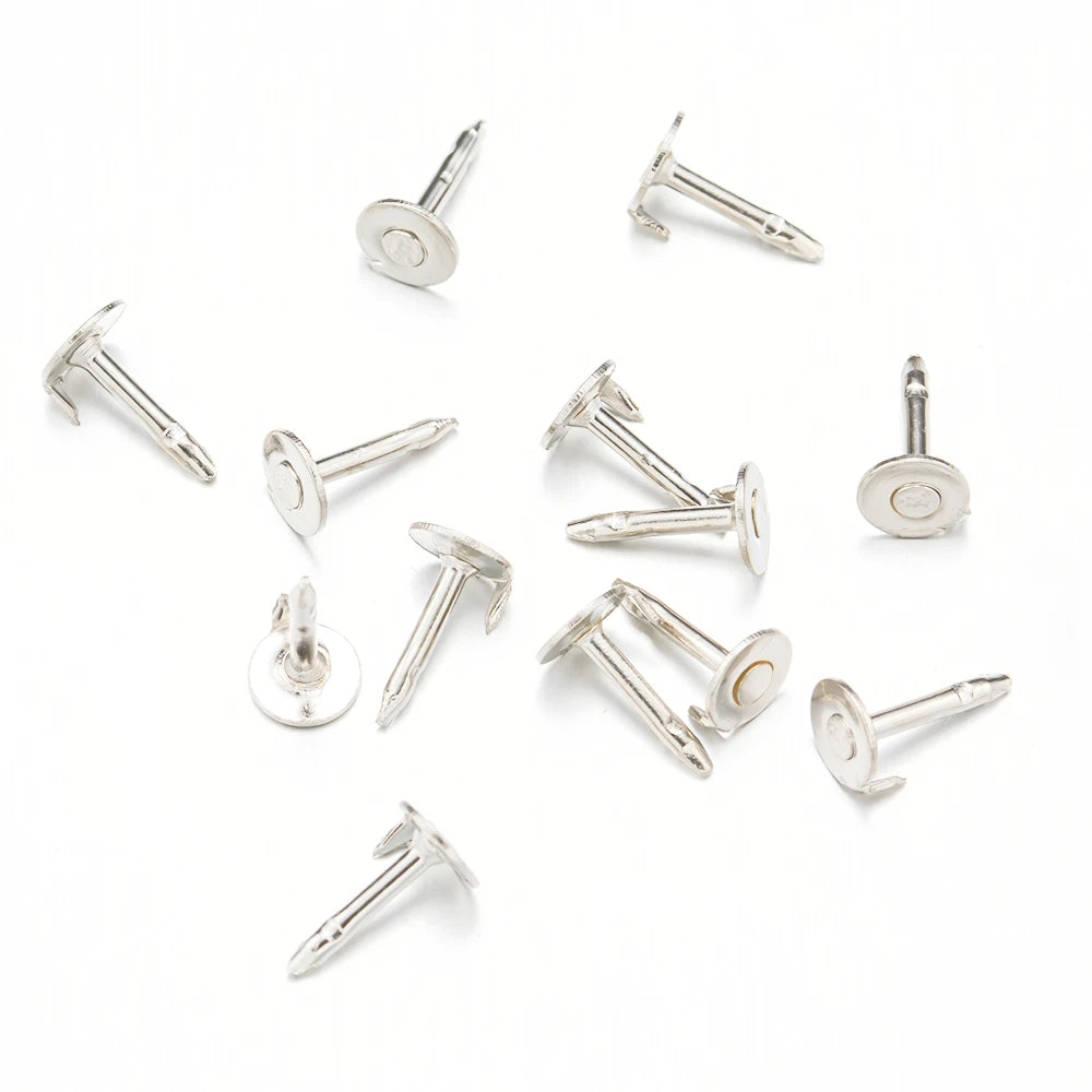 200Pcs Butterfly Clutch with Blank Pins Backs Tie Tacks Replacement for DIY Craft& Badge Jewelry Making -Locking Pin Backs Oasis Select Silver Pin 1 200 Pieces