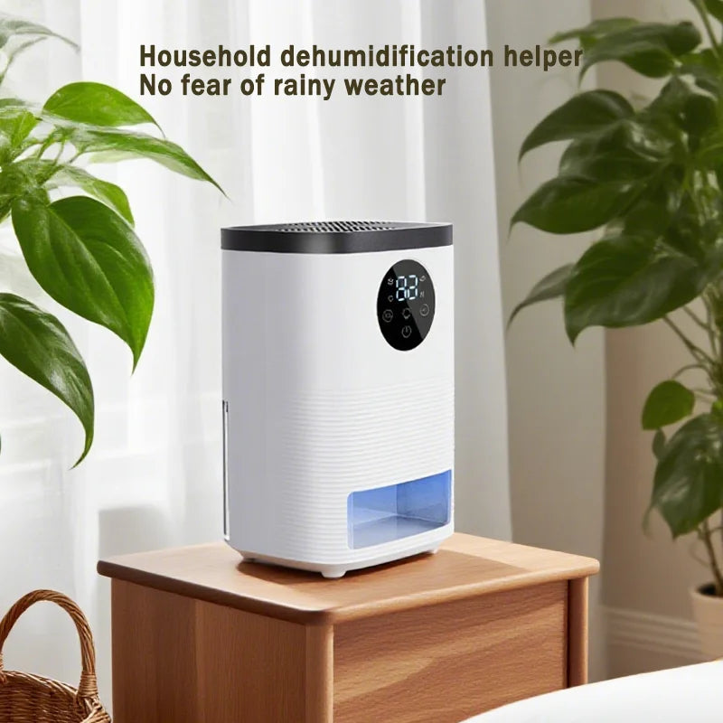 URGGU Mini Smart Dehumidifier – Silent, 1400ml, LED Display
