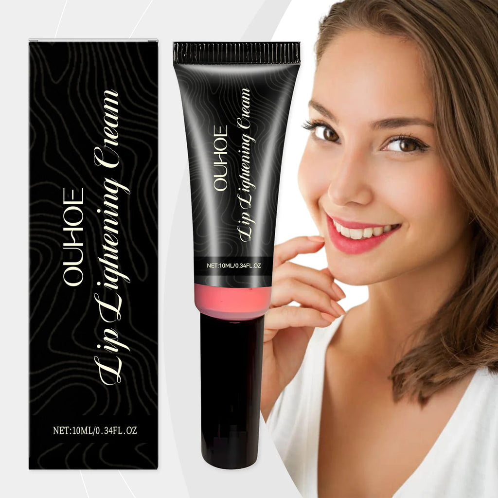 Lip Brightening Cream Enhance Gloss Elasticity Moisturize Nourish Beautify Lip Prevent Chap Dry Fineline Dark Brighten Lip Cream Oasis Select
