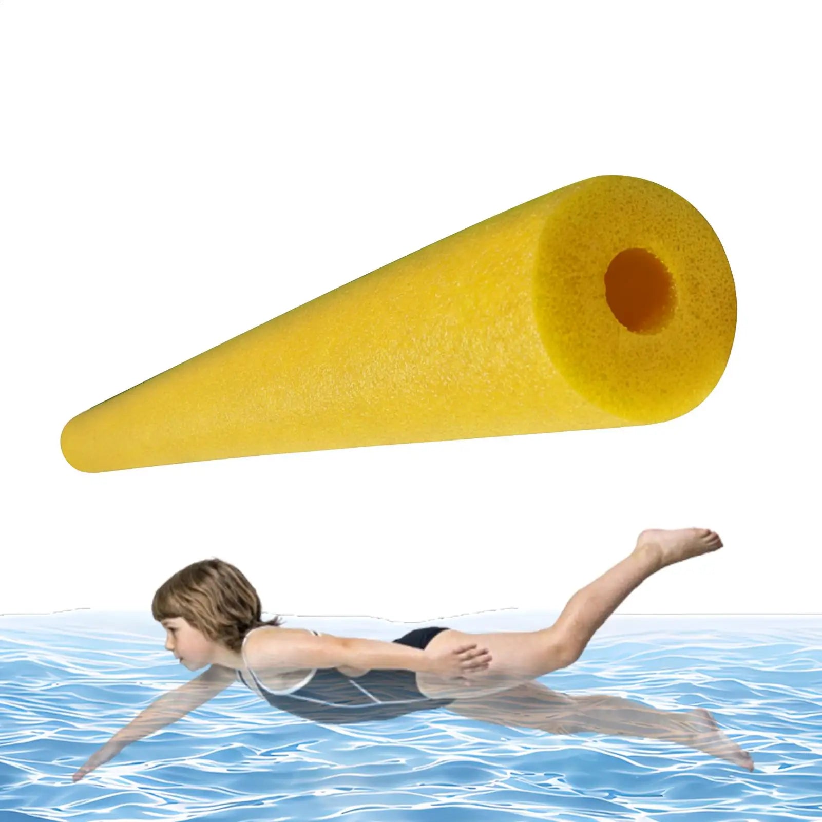 Pool Foam Sticks Long Hollow Soft Buoyancy Safe Easy Use Stick for Beach River Relaxation Water Soft Foam Sticks Multi-Purpose Oasis Select