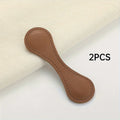 Fixed Magnetic Buckle for Trouser Legs Detachable Nail-free and Seam-free Leather Leg-retracting Buckle Sewing Tools Accessoires Oasis Select 2pcs-brown