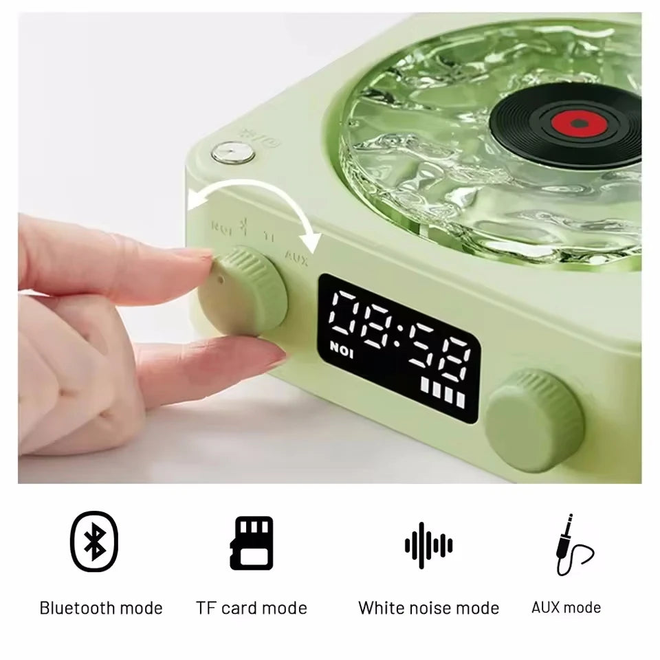 AyeBeau Retro Bluetooth Speaker with Lamp & 360° Stereo