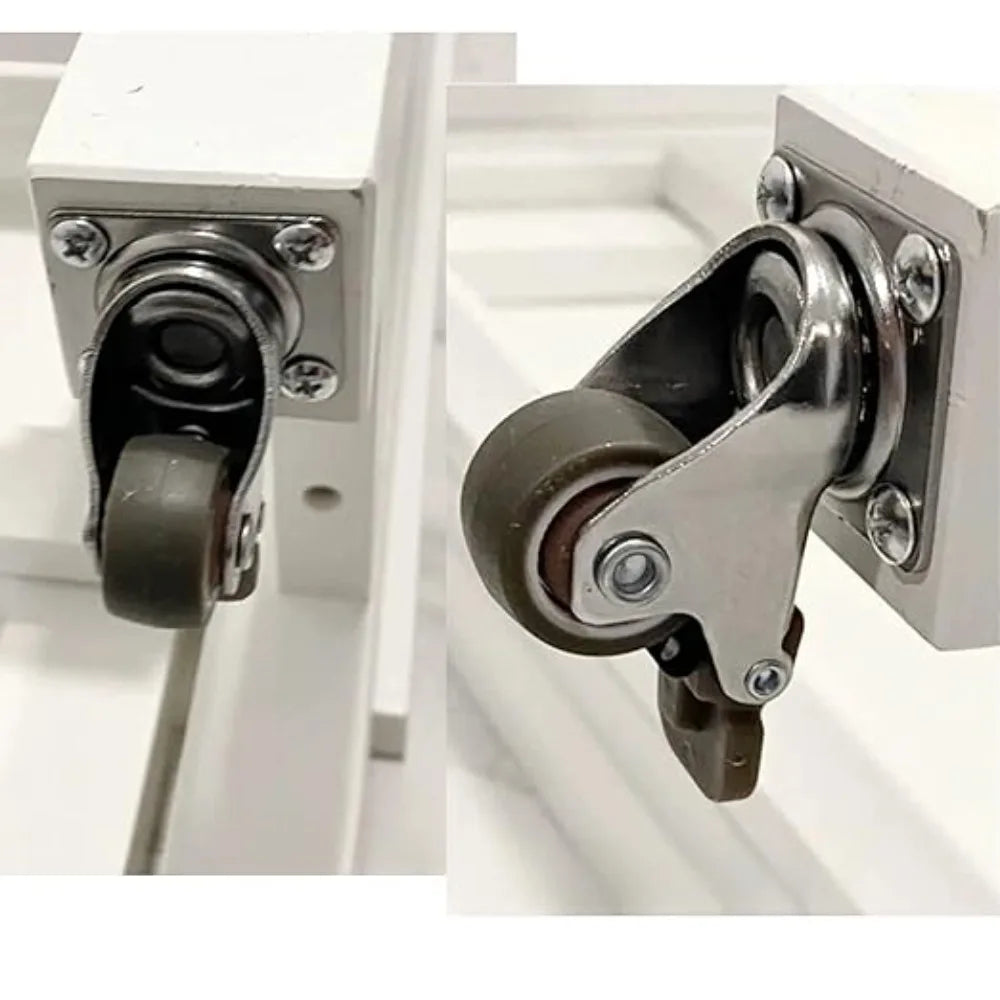 4pcs 1 1.25 1.5 2 Inch Furniture Caster Soft Rubber Universal Wheel Swivel Caster Roller Wheel For Platform Trolley Accessories Oasis Select