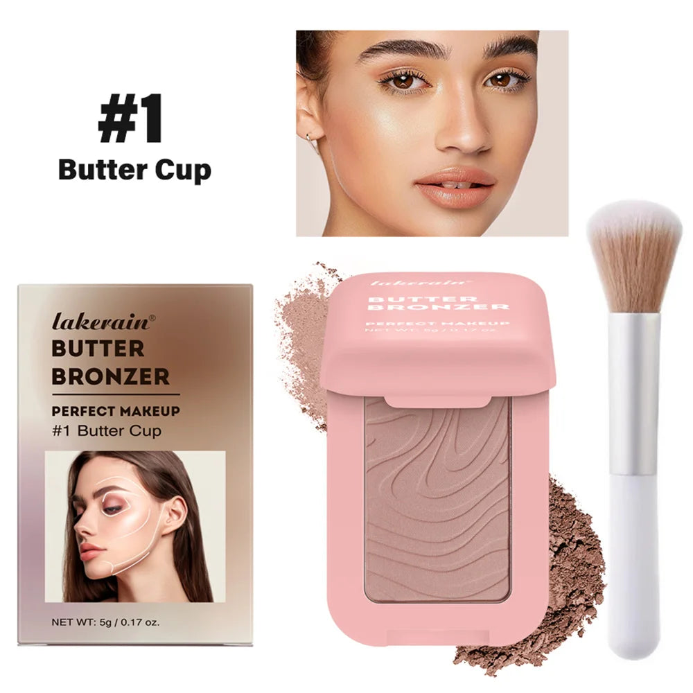 Buttermelt Bronzer Powder Palette – 8 Shades, Matte Finish Bronzer Powder Palette Oasis Select Color1