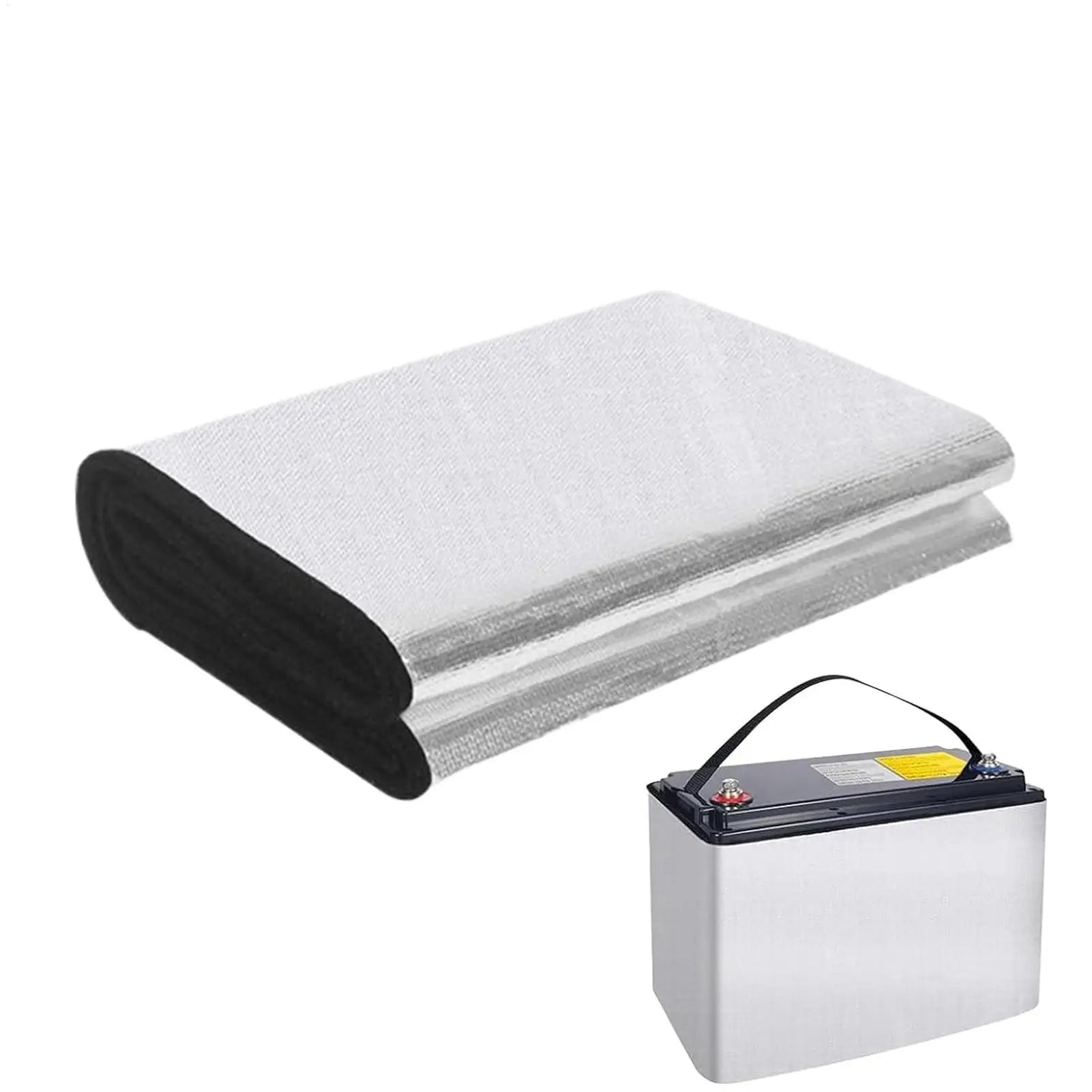 Battery Insulation Fireproof Protector 40.167.09 inch Insulation Car Battery Wrap for Trailer Boat Marine Cold Weather Winter Oasis Select