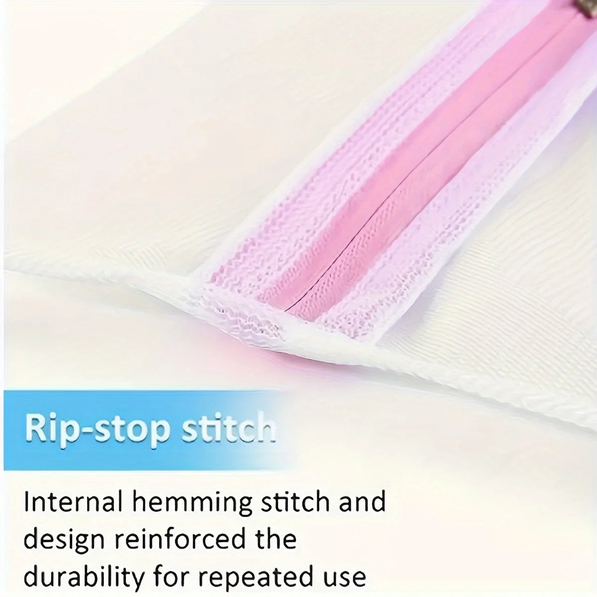 Lead-free Fine Mesh Laundry Bags with Sturdy Zipper for Delicates 3 Durable Laundry Wash Bags Protect Clothes in Washing Machine Oasis Select