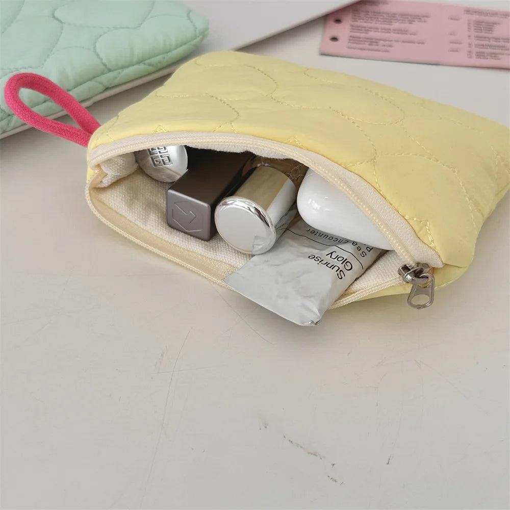 New Cute Candy Color Coin Purses Small Canvas Coin Wallet Lady Girls Earphone Coin Key Money Storage Bag Zipper Pouch Oasis Select