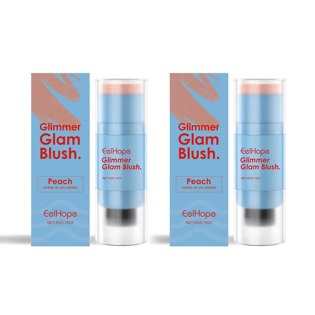 Eelhope Double-Ended Blush Stick – Matte Cheek & Lip Color Blush Stick Oasis Select Peach Boxed x2