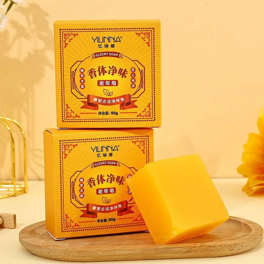 Eldery Soap Bar Oil-Control Lackhead Cover Soap Cleanser Chinese Traditional Skin Care 1/2pcs Oasis Select
