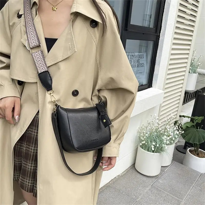 Women's PU Leather Crossbody Bag | Stylish Shoulder Handbag