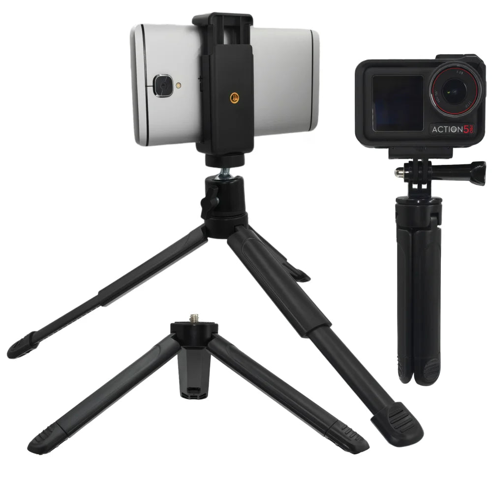 VeFly Extendable Mini Tripod 1/4" – DJI GoPro Insta360 Phone