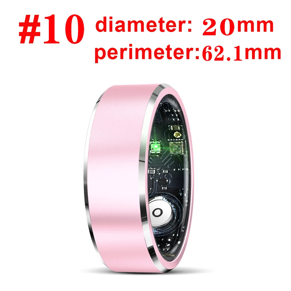 Smart Ring Bracelet Finger Digital Ring Heart Rate Monitoring Waterproof Sleep Remote Control Sports Rings Women Men Oasis Select PI 10