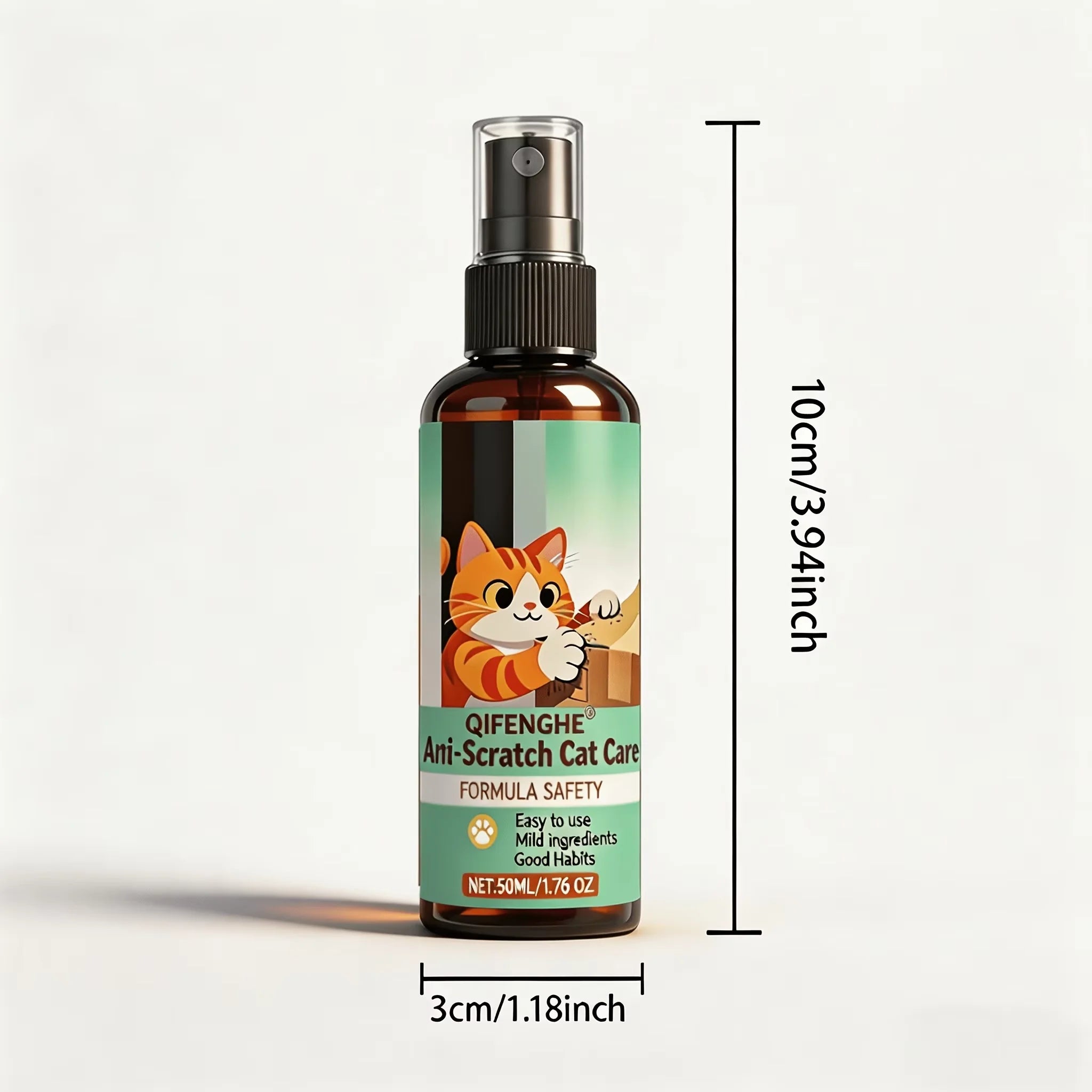Fresh Scent Cat Anti-Scratch Deterrent Spray Safe Fast Drying Gentle Formula for Scratch Prevention And Training Protection Oasis Select 50ml