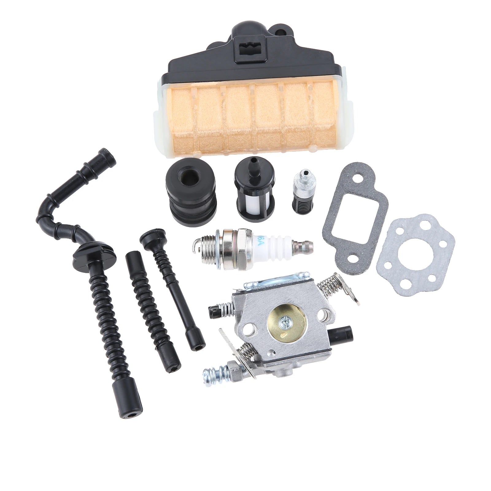 1set 1123 160 1650 Carburetor Spark Plug Air Filter Fuel Line Adjustment Kit with Gasket Fits for STIHL MS210 MS230 MS250 MS210C Oasis Select