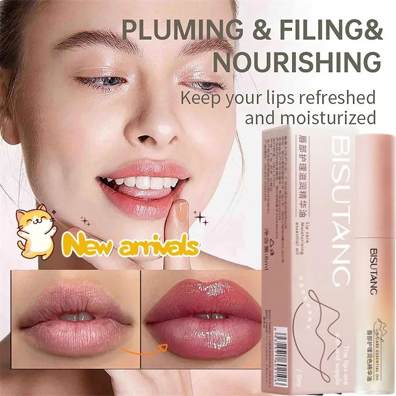 Volumising Lip Plumper Oil – Glossy Plumping Serum & Lip Care Lip Plumper Oil Oasis Select