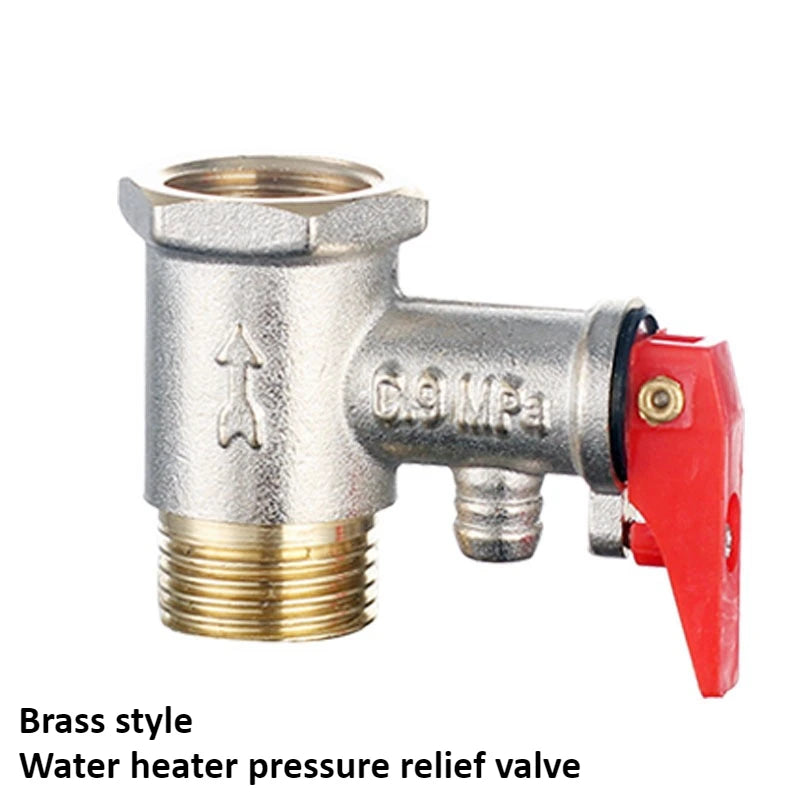 Brass Durable Adjustable Pressure Relief Valve Safety Valve Is Used To Protect Closed Water Systems From Overpressure Effects Oasis Select