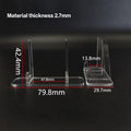 2-Pack Clear Acrylic Photocard Display Stand | Desk Decor