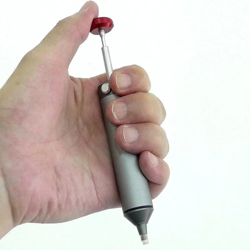 Professional Desoldering Pump Aluminum Metal Soldering Removal Tool with Suction Cup Vacuum Suction with Silicone Nozzle Oasis Select