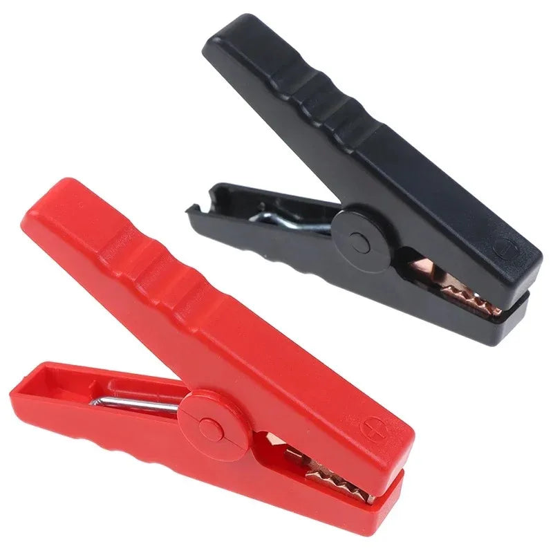Car Battery Alligator Clips Positive Negative Insulated Terminal Clamps for Jump Start and Charging Oasis Select