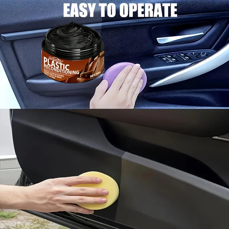 Car Plastic Restorer Crystal Wax – Dashboard & Trim Polish Car Trim Restorer Oasis Select