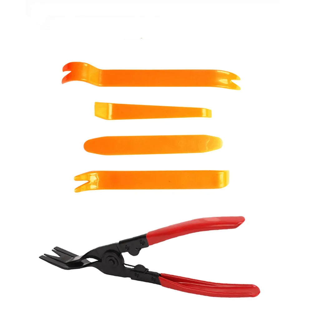 4-Piece Car Panel Removal Tool Kit – Trim, Dash & Door Pry Auto Trim Removal Kit Oasis Select BROWN
