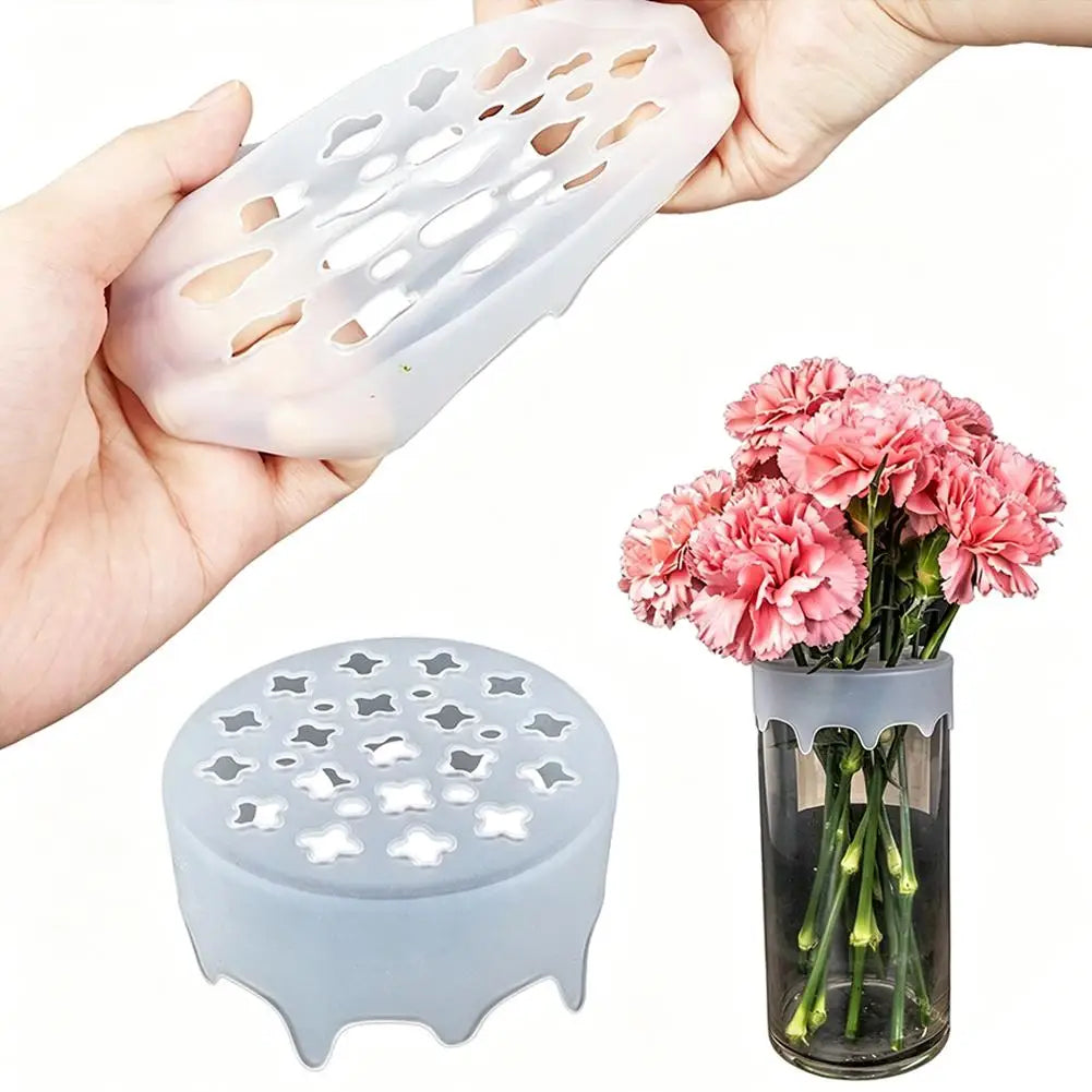 Silicone Flower Arrangement Grid – Ikebana Stem Holder