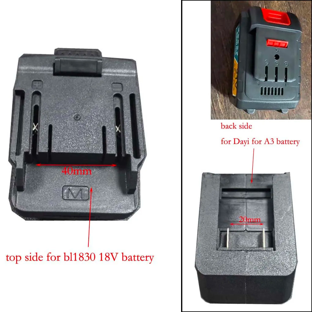18V Li-Ion Battery Adapter – BL1830 BL1840 BL1850 & Dayi A3/2106 Battery Adapter Converter Oasis Select for 2106 battery