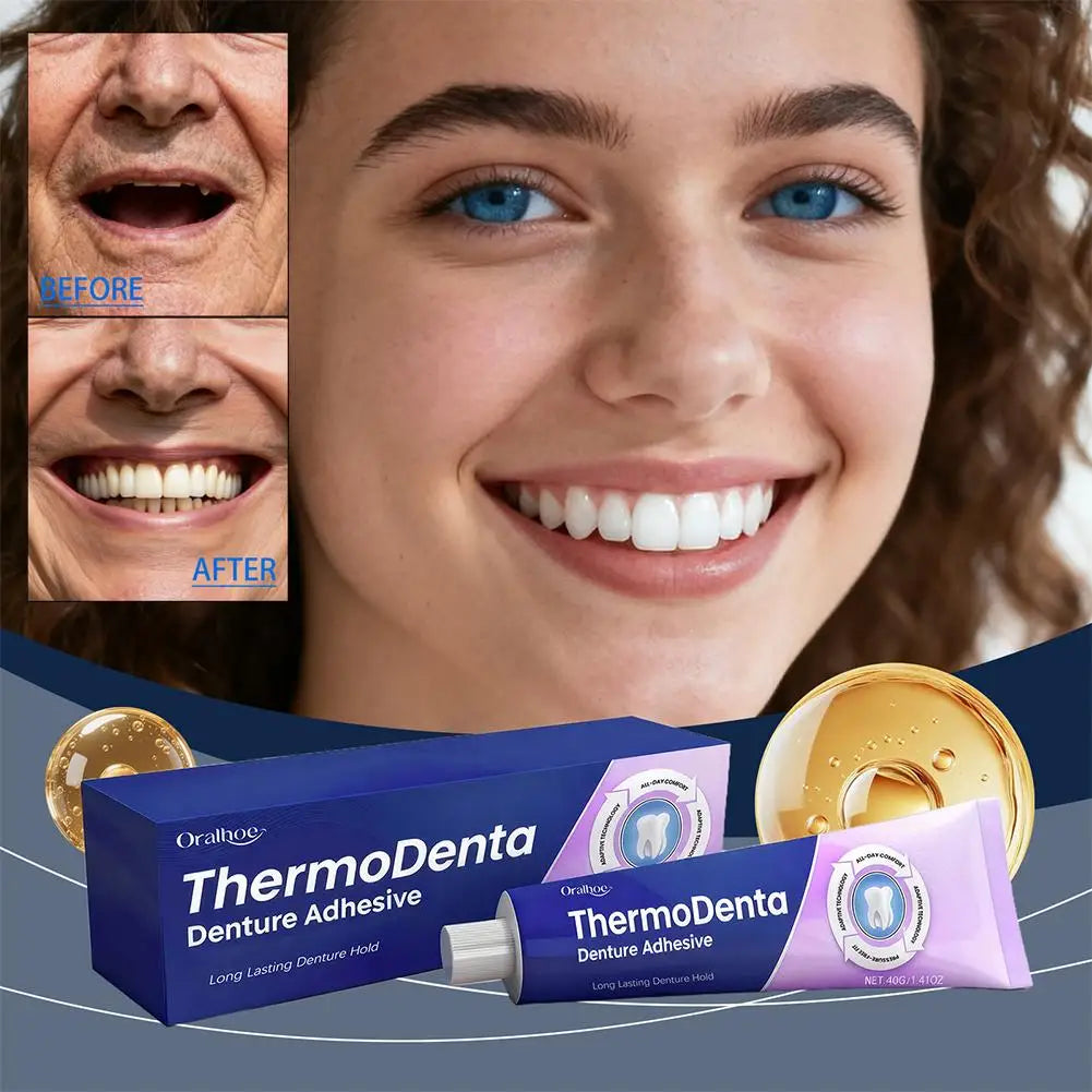40g Denture Adhesive Cream – Strong Hold, Zinc-Free, Gum Care