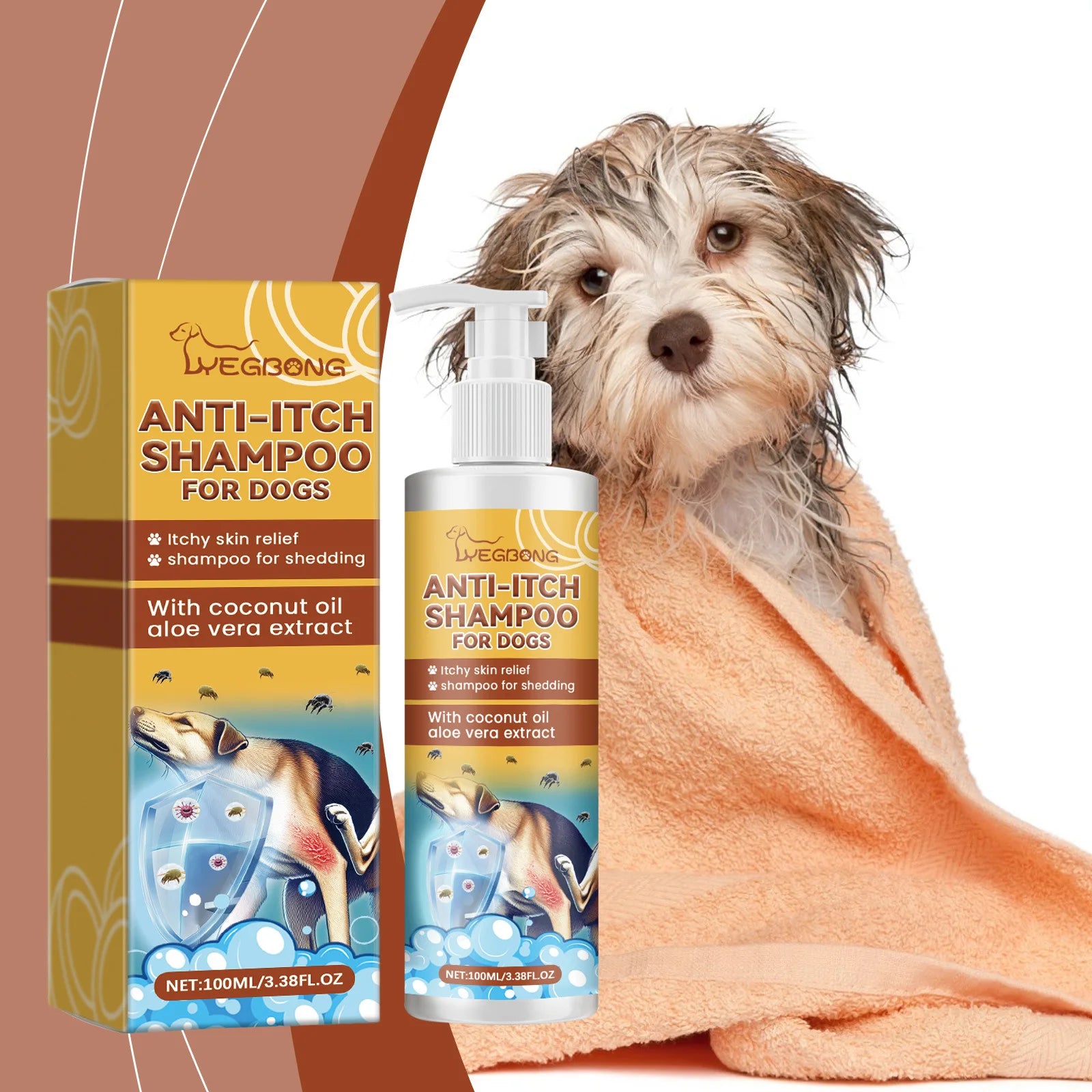 Anti-Itch Dog Shampoo with Coconut Oil – Relieves Itching Dog Grooming Shampoo Oasis Select Default Title