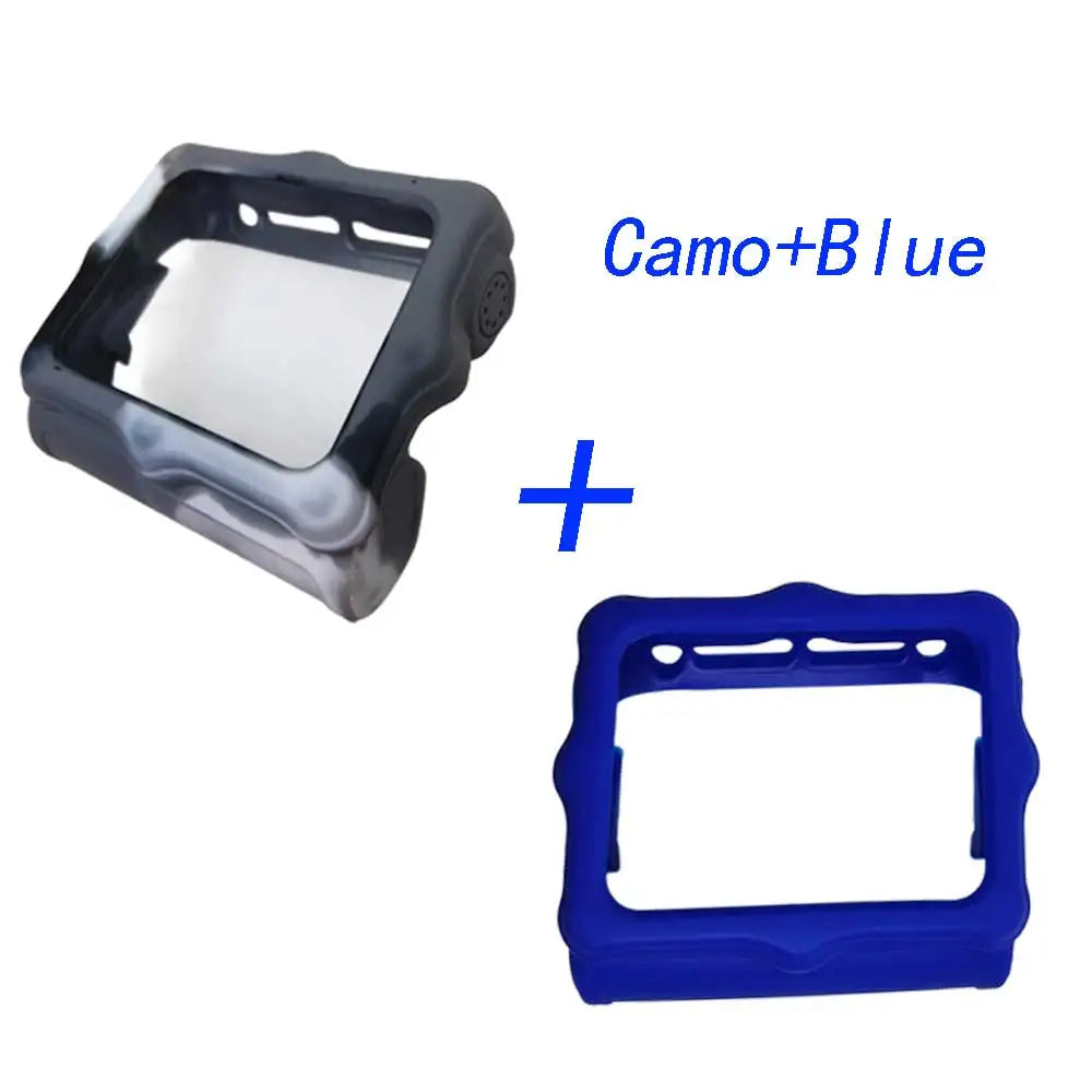 Scuba Diving Computer Watch Silicone Protective Case Cover Shockproof Bumper Guard Anti-Scratch Soft Shell for Dive Computer Oasis Select Camo Blue