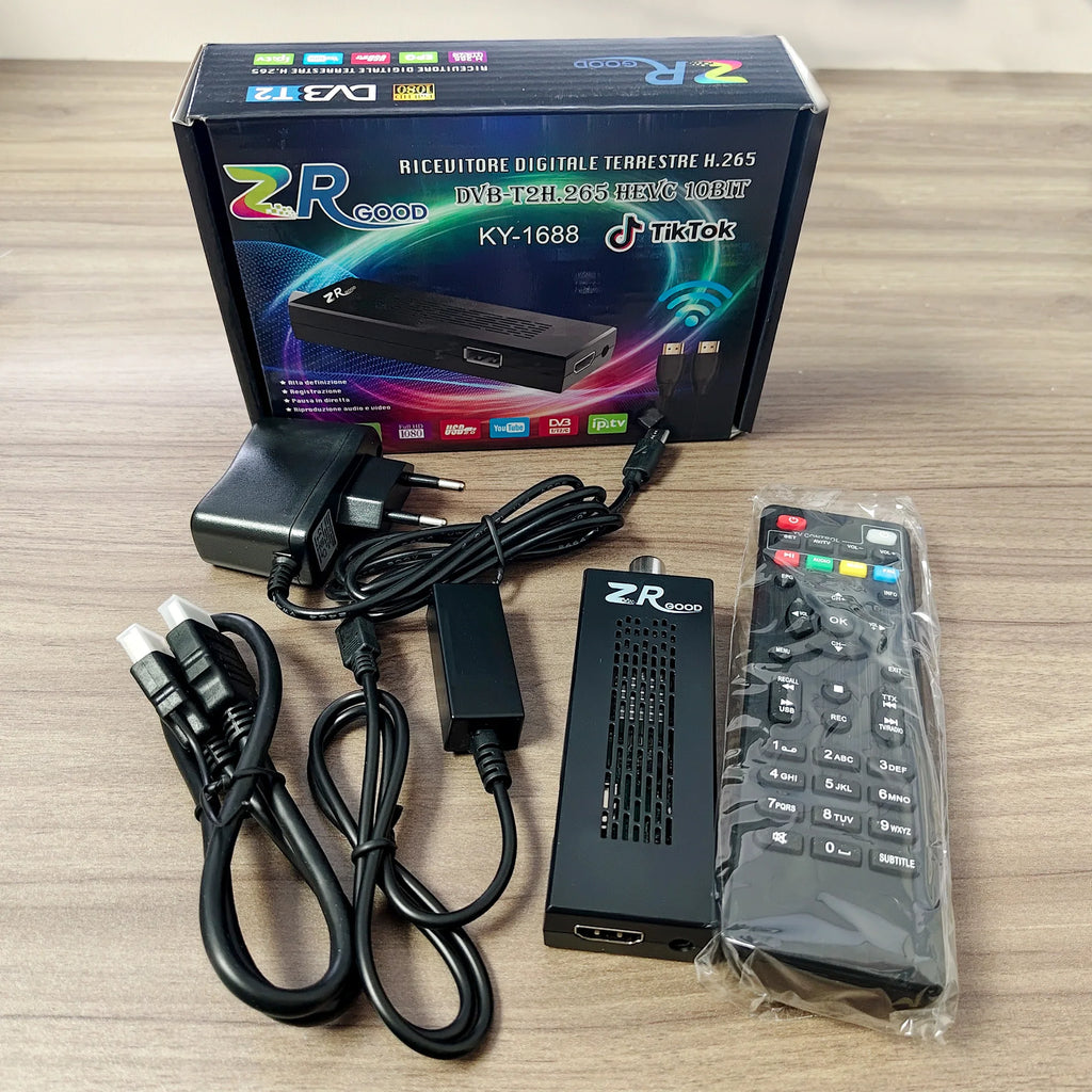 New generation HD DVB-T / T2 H.265 HEVC 10bit Digital Terrestrial Decoder Oasis Select