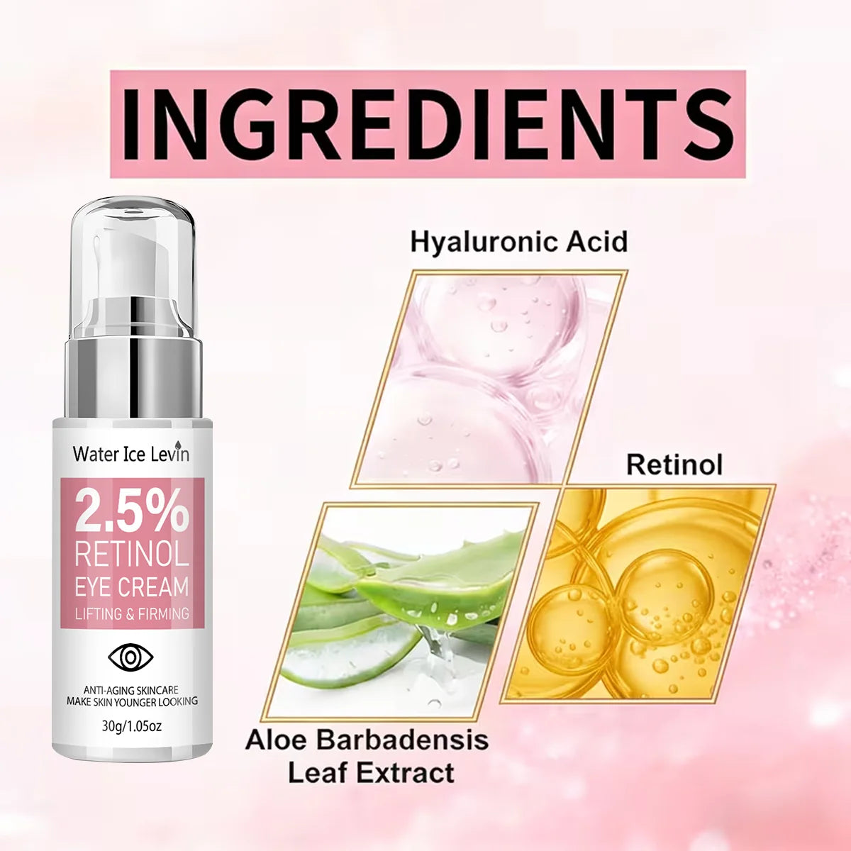 2.5% Retinol Anti-Aging Eye Cream – Firming & Hydrating Anti-Aging Eye Cream Oasis Select