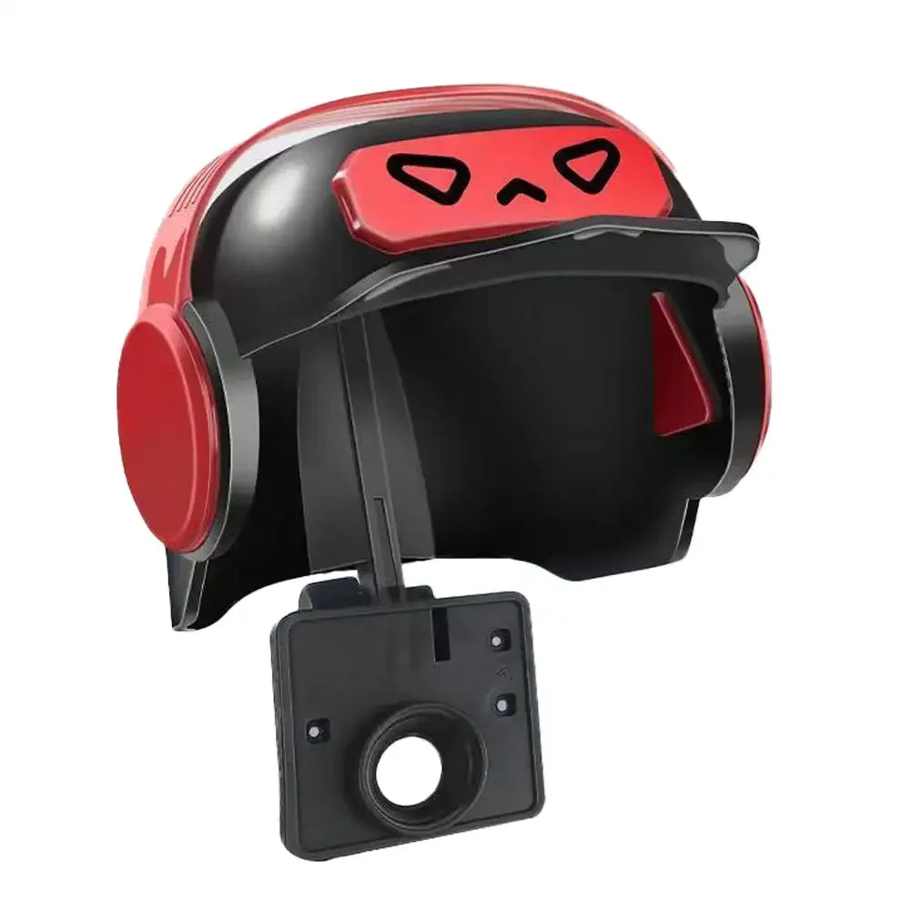 Cartoon Helmet Motorcycle Phone Holder | Waterproof Sunshade Mount