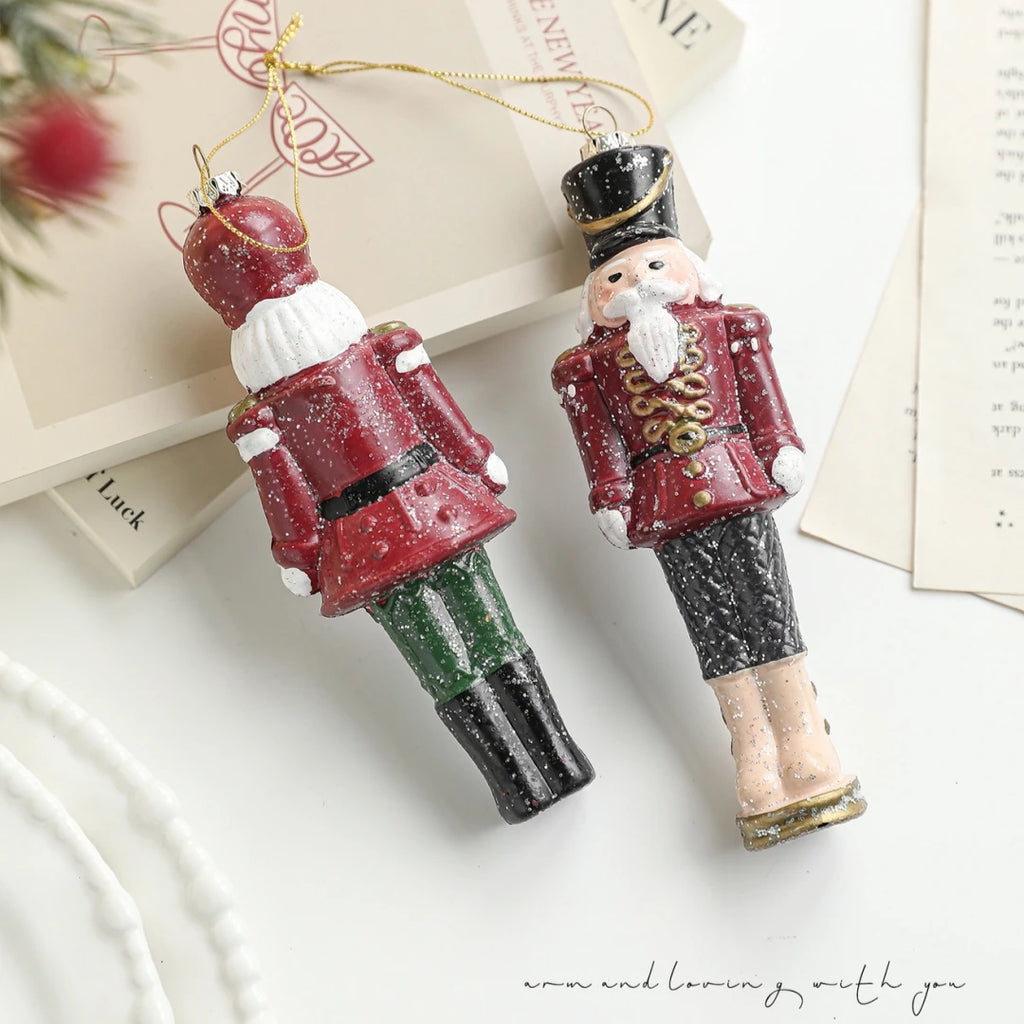 Soldier Nutcracker Christmas Tree Ornament | 15cm Hanging