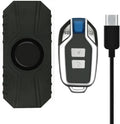 Motorcycle Alarm Wireless Vibration Bicycle Alarm USB Rechargeable Remote Anti-Theft Motobike Security Detector System Alarm Oasis Select 1 set