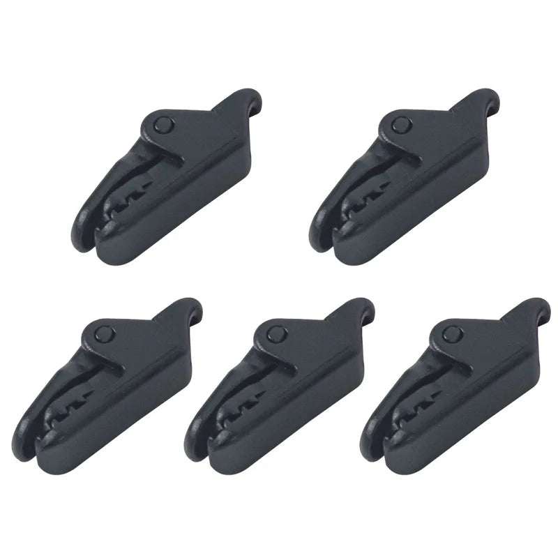 5/10pcs Windproof Crocodile Clip Tent Clip Non-slip Awning Tarpaulin Fixing Clip Outdoor Camping Tent Accessories Oasis Select 5pcs