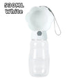 530ML Large Dog Water Bottle For Small Big Dogs Portable Travel Pet Drinking Bottle Water Container Puppy Cat Drinker Feeder Oasis Select WHITE