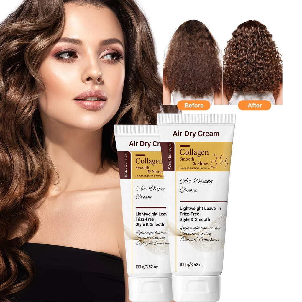 Collagen Leave-In Hair Cream – Frizz-Free Air Dry Styling Leave-In Hair Cream Oasis Select