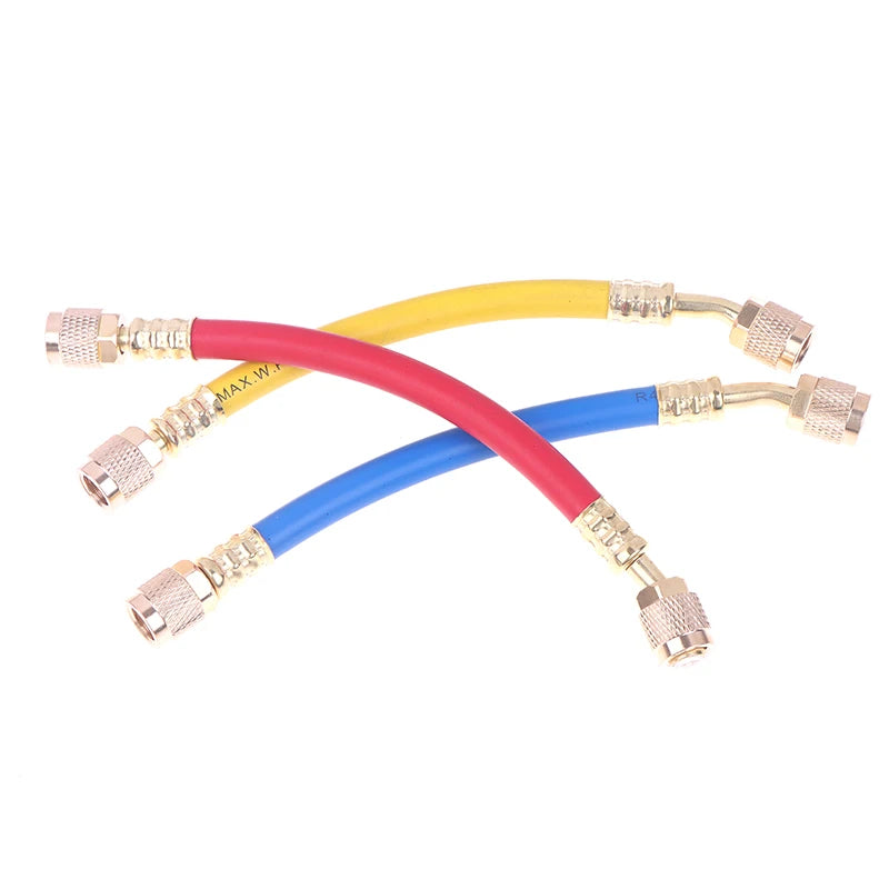 Home AC Refrigeration Hose, 800-4000PSI Tube, 1/4 SAE Thread, Ideal for HVAC Servicing. Oasis Select