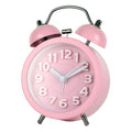 Retro Twin-Bell Alarm Clock | Silent Night Light Bedside Clock